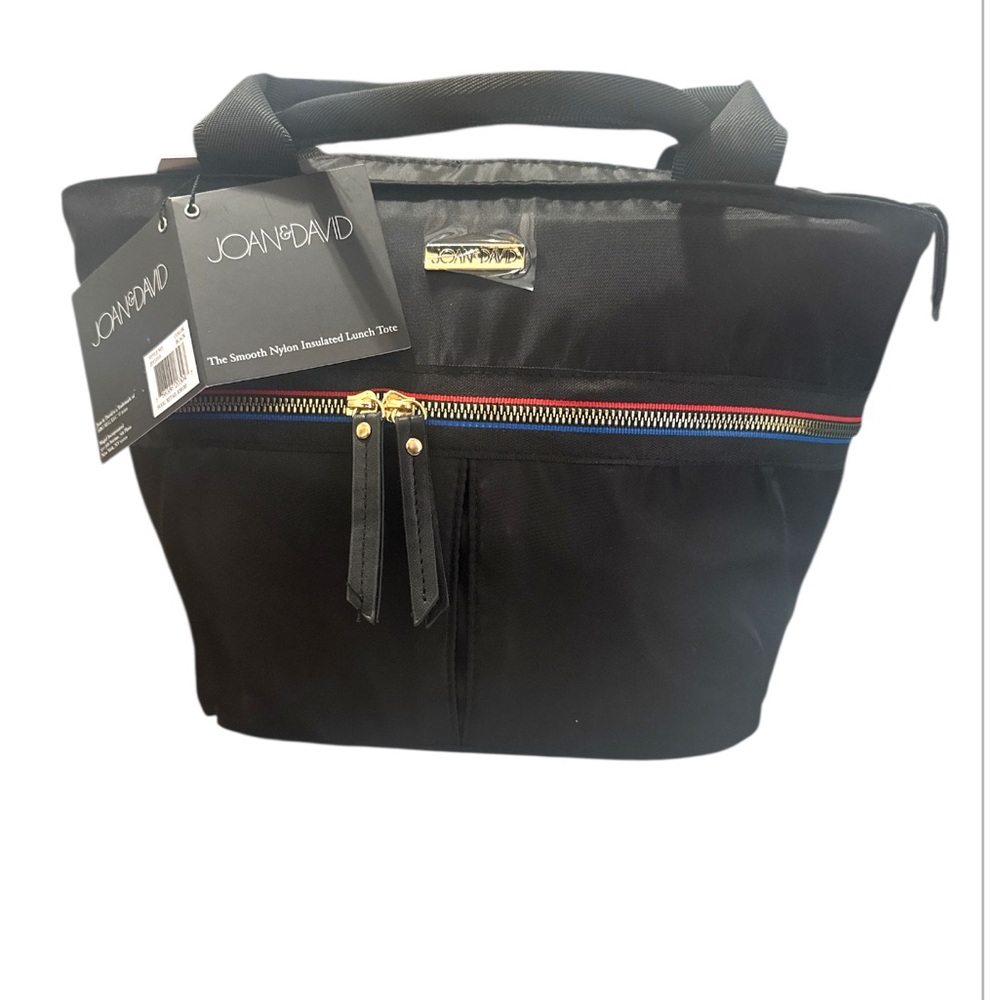 🛑Joan & David Black Duffel Bag with Structured Design 2 available